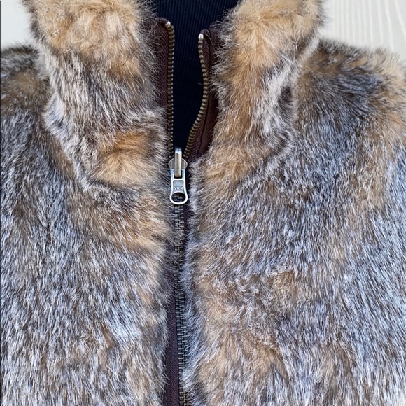 HAROLD’S REVERSIBLE FAUX 2-IN-1 BROWN VEST SIZE M - Picture 5 of 9